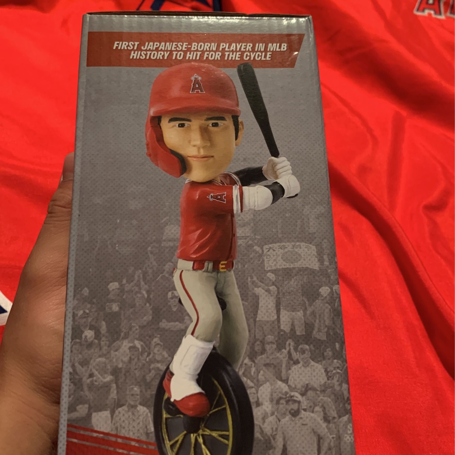 Shohei Ohtani Bobblehead Hitting For the Cycle Angels 7/16/21