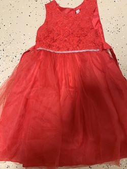 Girls beautiful red dress