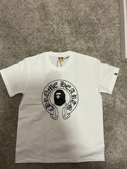 BAPE x Chrome Hearts Collab White T-Shirt