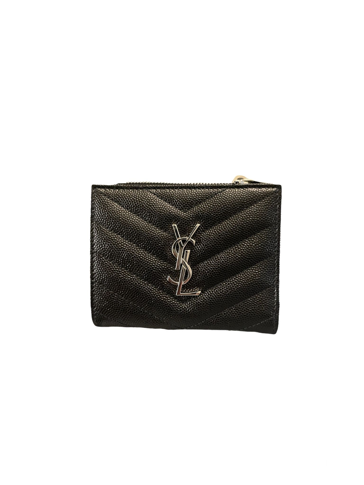 Yves Saint Laurent - Cassandre matelassé leather wallet on - Catawiki
