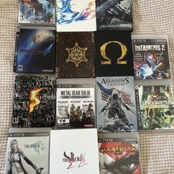 Lot Of Ps3 Games Including Steelbooks! 