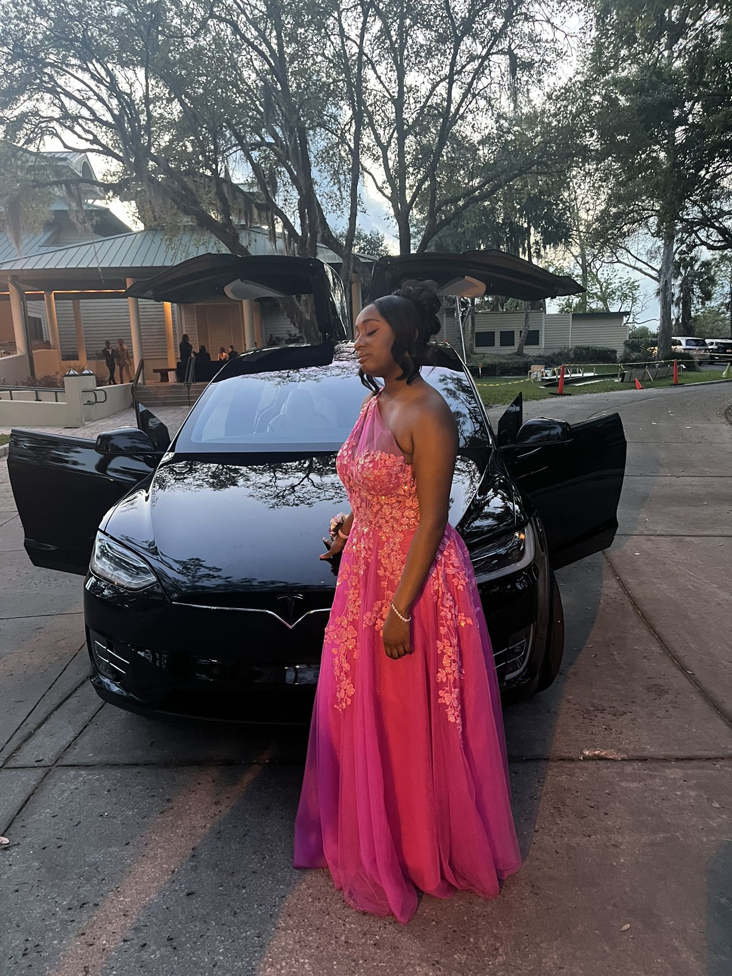 Hot Pink Jovani Prom Dress Only Worn Once