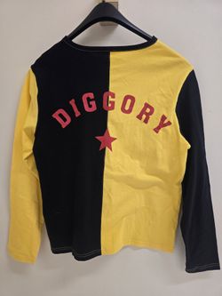 Harry Potter - Cedric Diggory Triwizard Tournament Jersey Long Sleeve Adult Small 