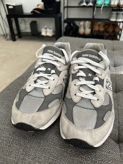 Men’s New Balance 992 M992GR Grey Suede Size 10