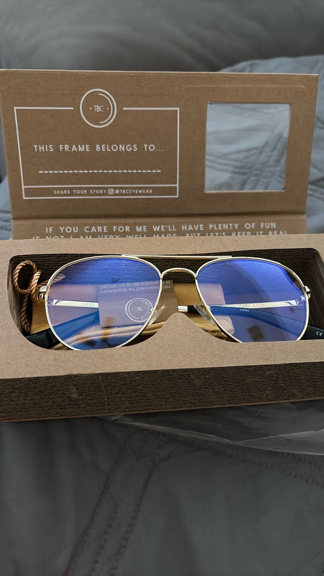 Blue Light Glasses From The Book Club