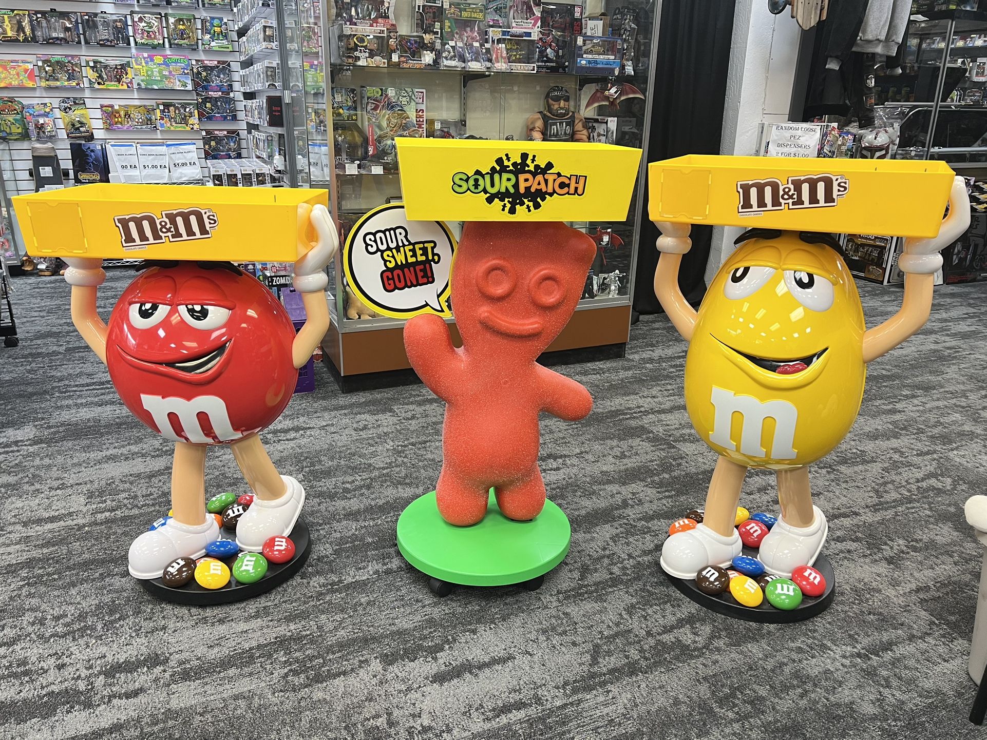 Retail Candy Displays M&M’s And Sour Patch