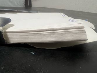 Stack of White Index Cards