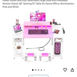 LED Gaming Desk / Computer Desk – $60 OBO