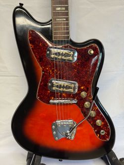 1964 Harmony H19 Silhouette offset Electric Guitar