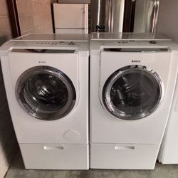 Bosch Washer And Electric Dryer Matching Set