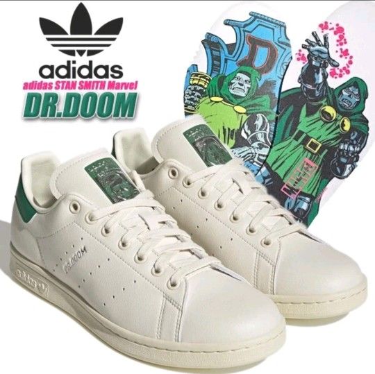 Adidas Originals Mens The Marvel x adidas Stan Smith "Doctor Doom"
