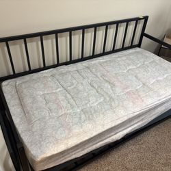 Day Bed Frame and Mattress 