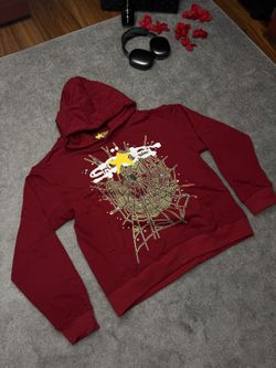 Spider Hoodie Maroon Brand New Size Medium