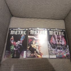 DARK NIGHTS MEDAL Issue #1, #2, AND #3. DC COMICS  2017