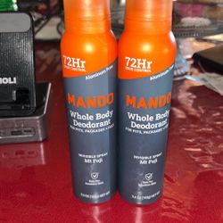 MANDO  Whole Body Deodorant. $ 5 each 