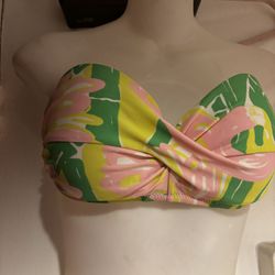 Lilly Pulitzer Target Bikini Top logo bathing suit bra swimsuit bikini halter