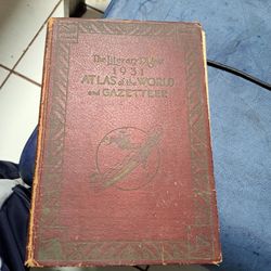The Literary Digest 1931 Atlas Of The Word 