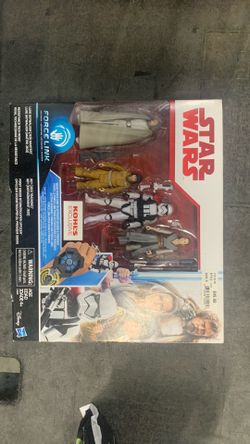 Star Wars force link 4 figures