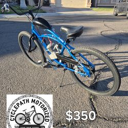 Gas bike motorized bike motorbike moped delivery available