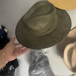 Vegan Felt Hat Olive Green