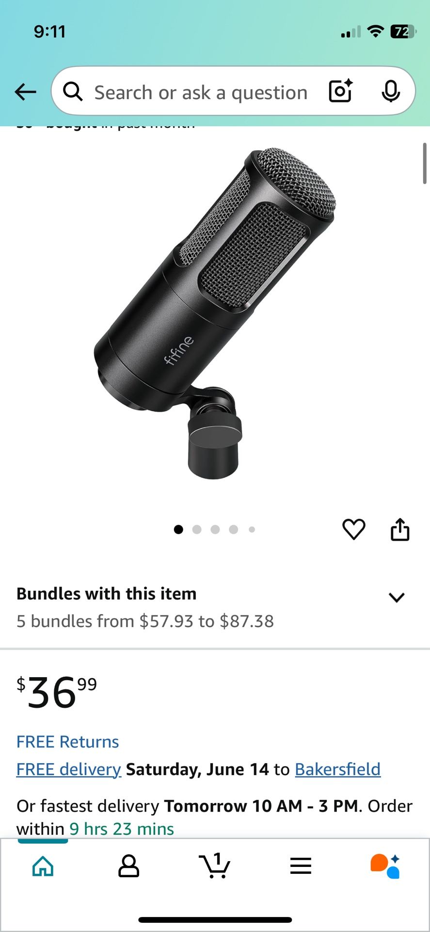 Fifine XLR K669D Dynamic Microphone