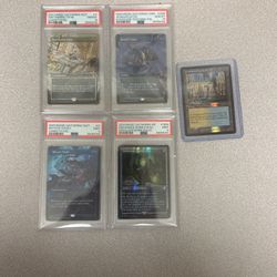Magic The Graded  Magic The Gathering Collector Cards (graded X4) (non Graded X1)