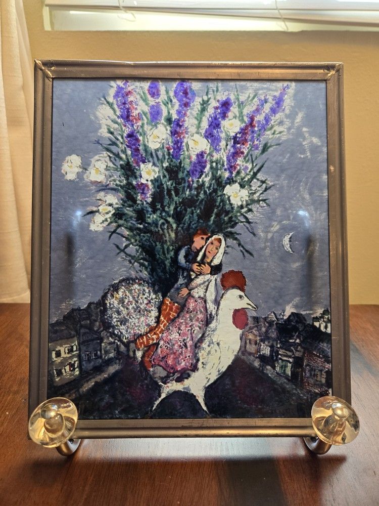 Marc Chagall Wedding On A Village Street Stained Glass