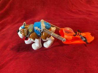 Fisher price rescue heroes Saint Bernard dog with sled