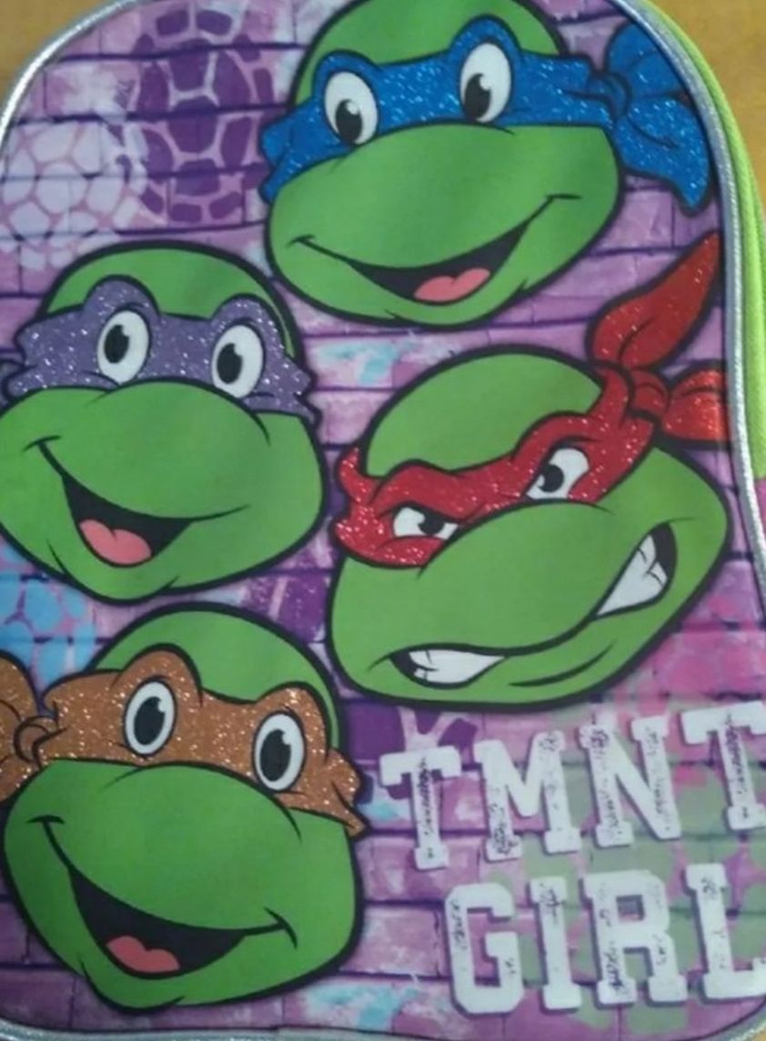 Girls mini Backpack TMNT Teenage Mutant Ninja Turtles Nickelodeon like new Smoke free