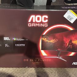 AOC 34 Inch Wide Screen Gaming Monitor With All Packaging