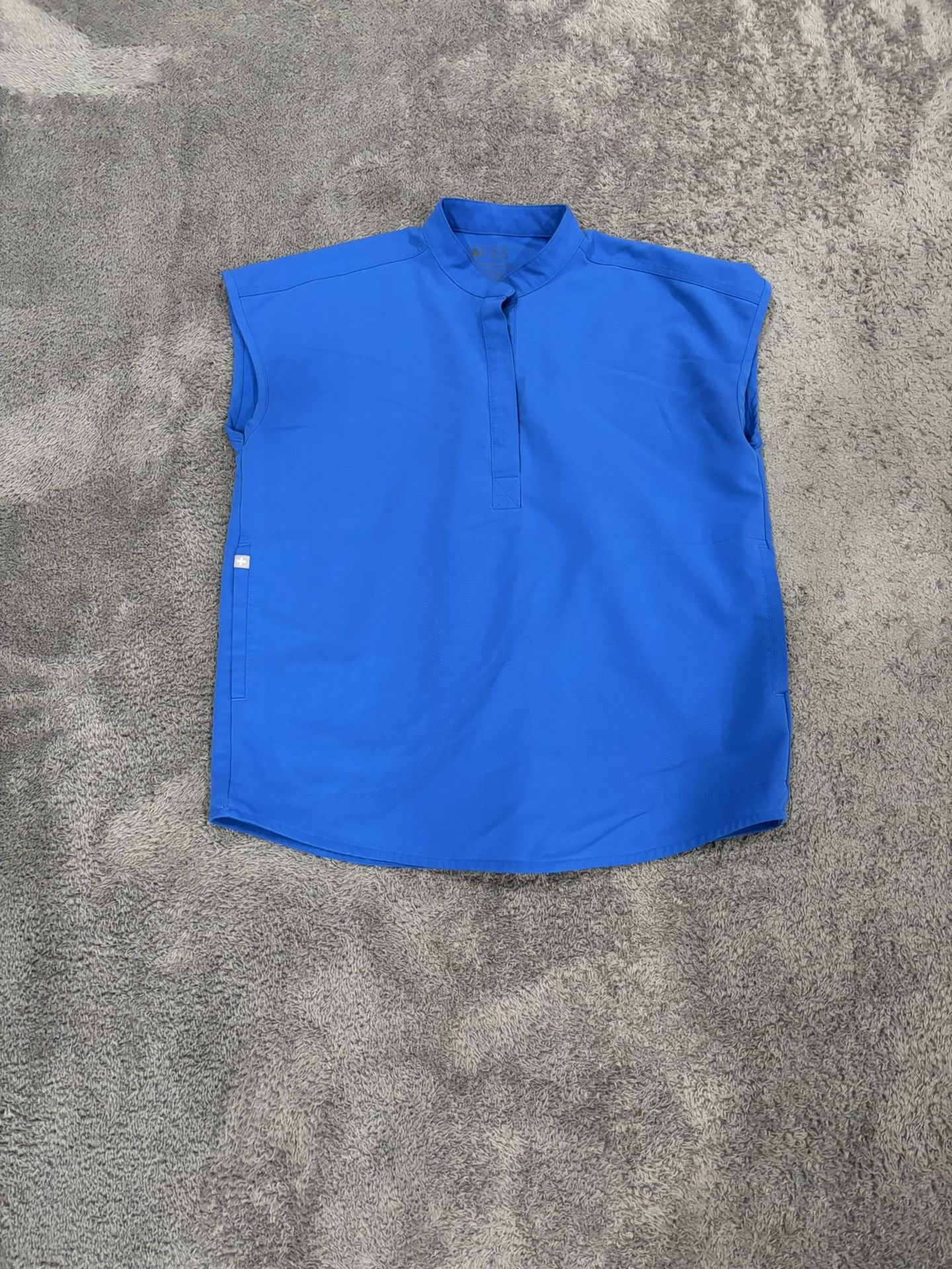 XXS FIGS Blue Rafaela scrub top