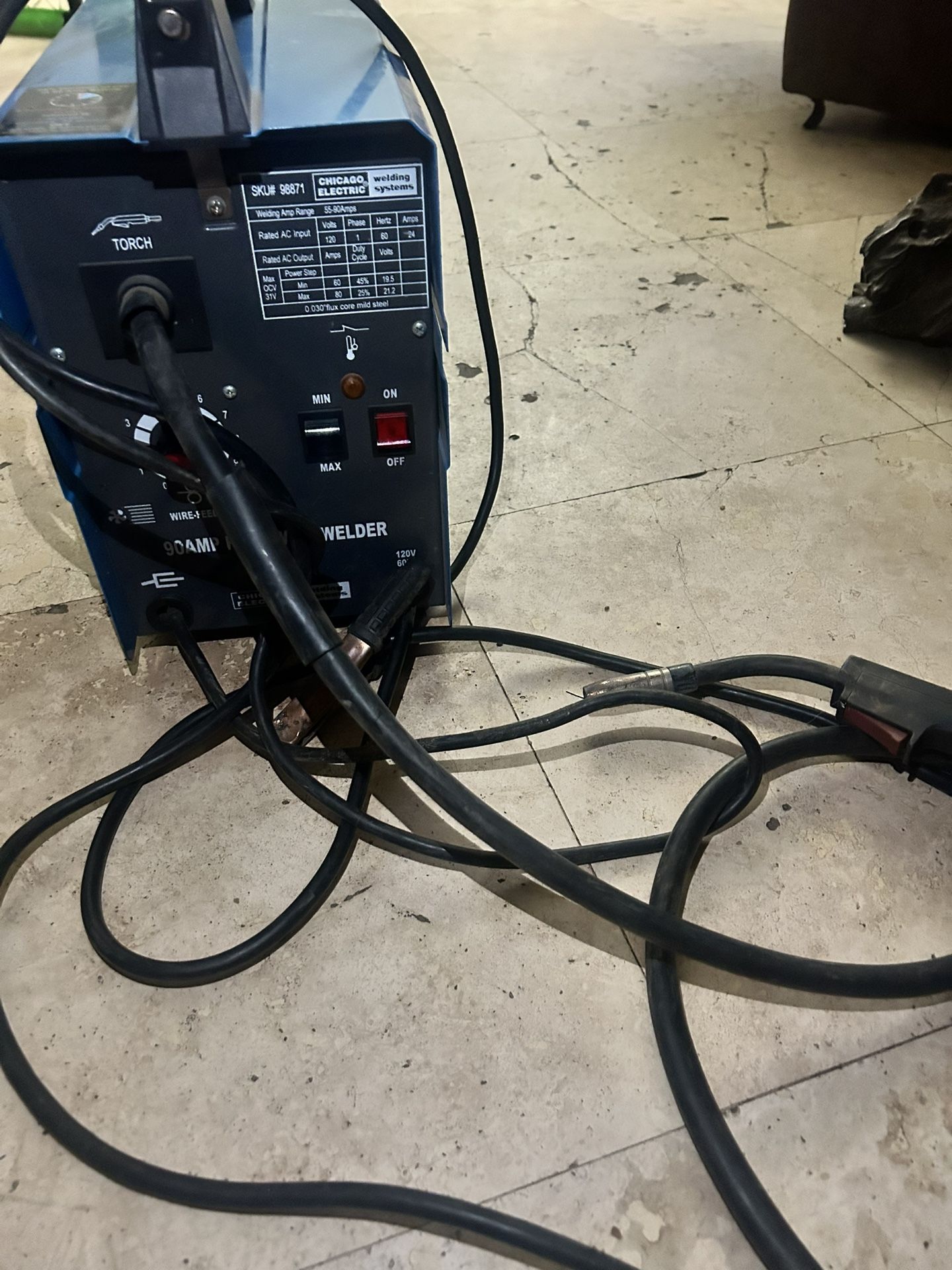 9GAMP FLUX WIRE WELDER