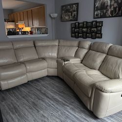 Leather 7 Piece Sectional