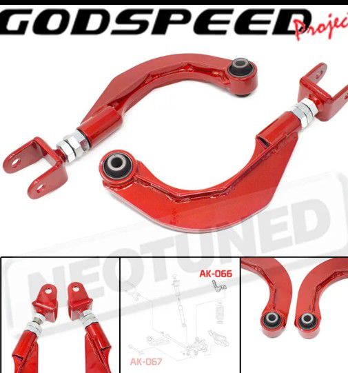 Godspeed Adjustable Camber Rear Control Arms Kit For Toyota Corolla Sedan 20-24