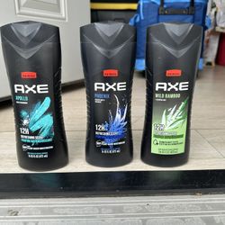 3 Axe Body Wash’s For Men 