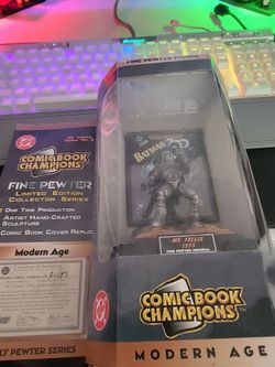 Comic Book Champion DC Mr Freeze 1995 Pewter Figure.