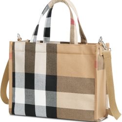 Plaid Tote Bag 