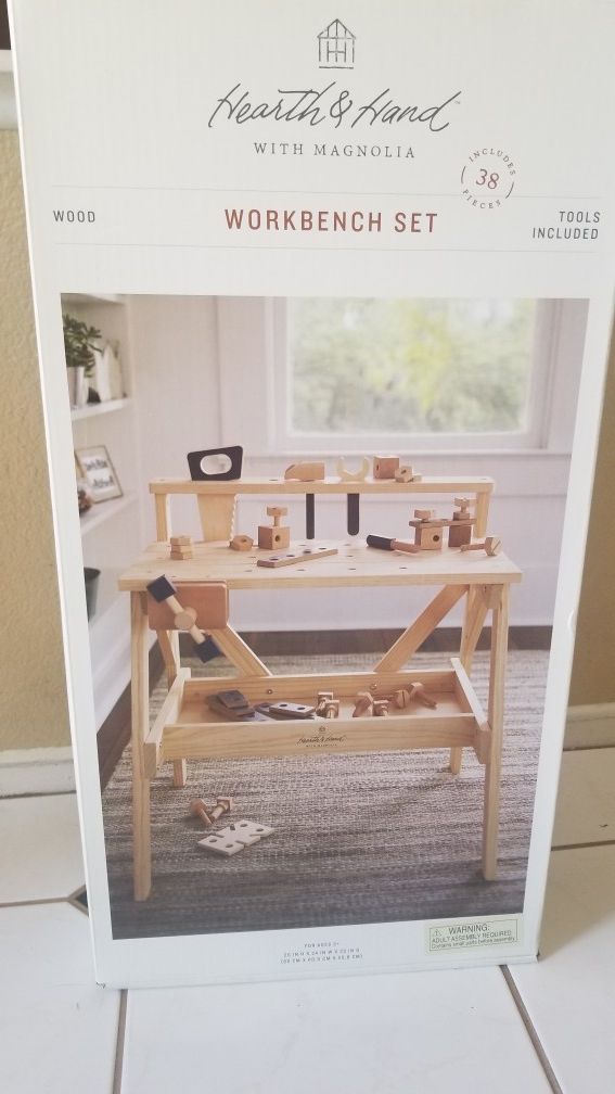 kids Black and Decker work bench with Accessories for Sale in Manteca, CA -  OfferUp