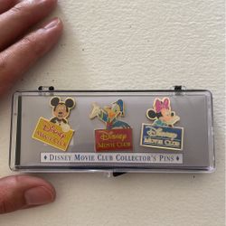 Mickey Mouse Disney Movie Club Collectors Pins