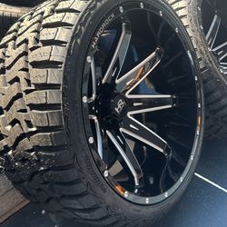 WHEELS HARD ROCK 24x14 CHEVY TAHOE YUKON DENALI GMC SIERRA 