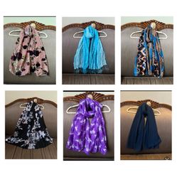 Bundle Of 6 Scarves 