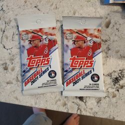 2021 Topps Baseball Cards (2 Packs) 
