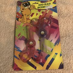 Paws Garfield Zig Zig Scissors #S4042 NIP