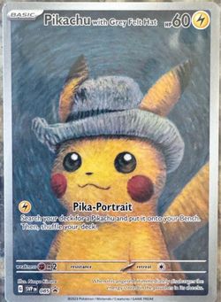 Pikachu Van Gogh ungraded card