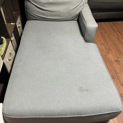 Grey L Couch 