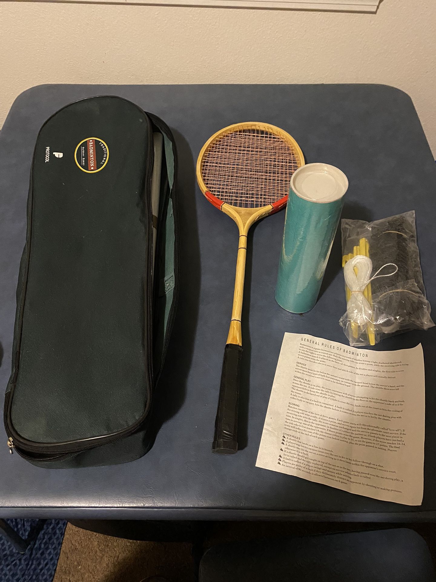 Vintage Badminton Racket Set