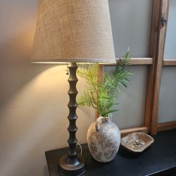 Tall Lamp Black Entry Or Buffet