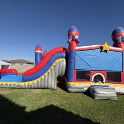 15x40 Double Lane Bounce House 