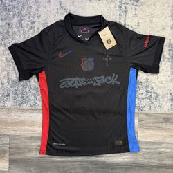 Travis Scott Barcelona 2024/25 Away Jersey Lamine Yamal Player Version