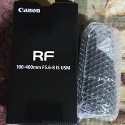 Brand New Canon RF 100-400mm F5.6-8 IS USM Lens
(Telephoto) 